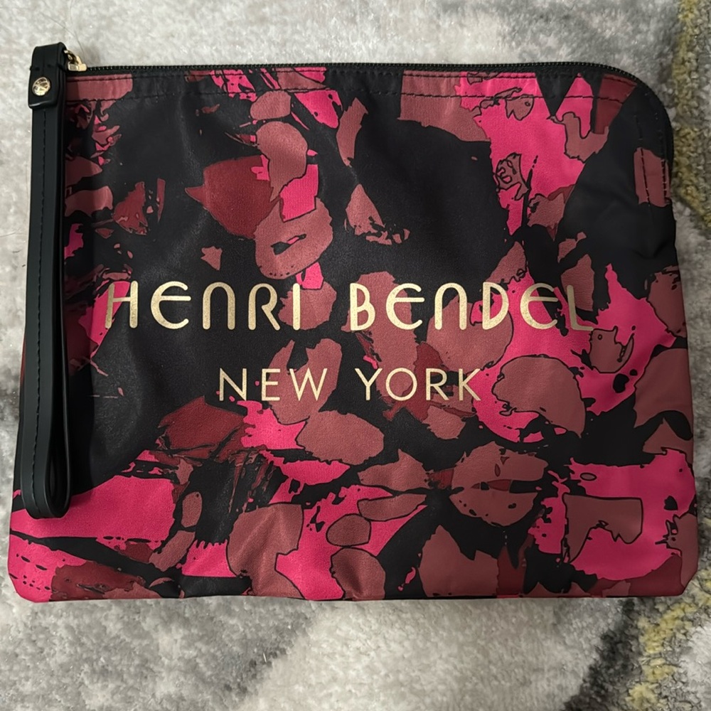 Henri Bendel New York floral pouch